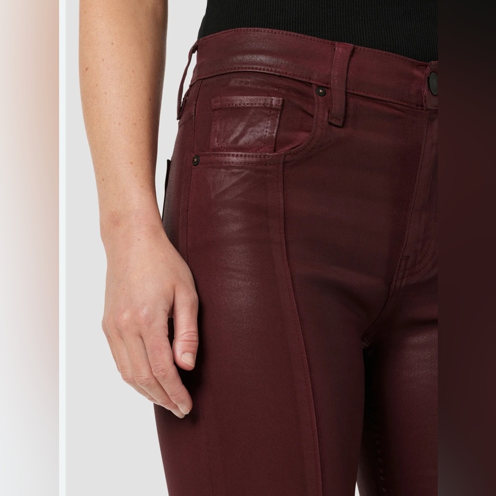 Hudson Barbara High Rose Burgundy Jeans | Sz 25